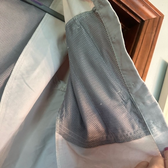 L.L. Bean Women's Light Gray Button Down Shirt - Picture 6 of 6